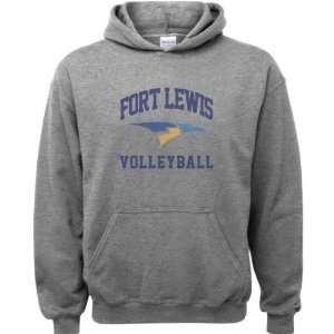 Fort Lewis College Skyhawks Sport Grey Youth Varsity Washed Volleyball 