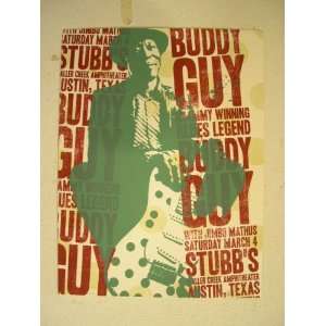  Buddy Guy Grammy Winning Blues Silk Screen Poster: Home 