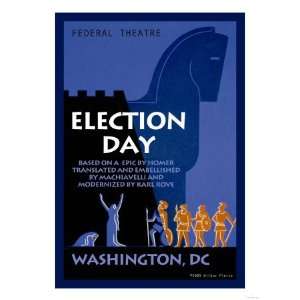  Election Day Giclee Poster Print, 24x32