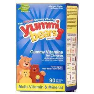  Yummi Bears Multi Vitamin & Mineral, 90 Count Gummy Bears 