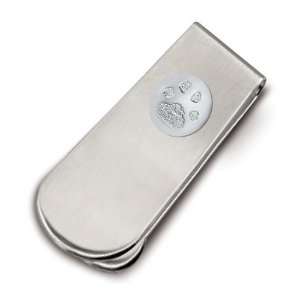    Money Clip With Mounted Sterling Silver Standard Buddies: Jewelry