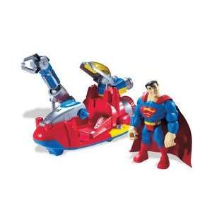  DC Superfriends 6 Superman Figure with Space Pod Toys 