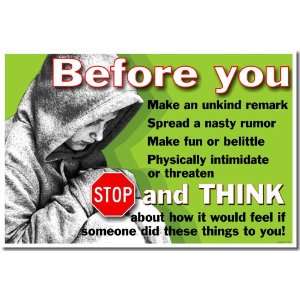   How You Would Feel   Anti bullying School Poster: Office Products
