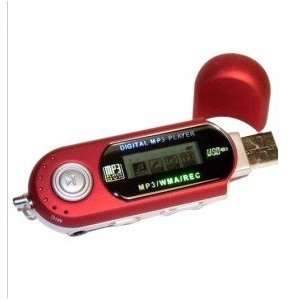  1GB Small MP3 Player Red M3003: MP3 Players & Accessories