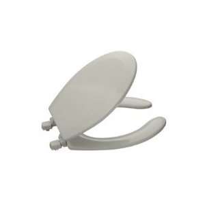   Open Front Toilet Seat & Cover K 4660 95 Ice Grey: Home Improvement