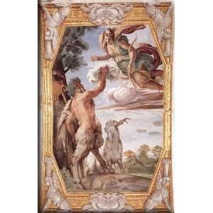  Homage to Diana 19x30 Streched Canvas Art by Carracci 