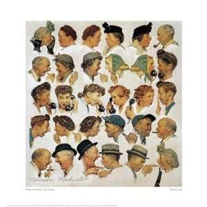  Norman Rockwell   Gossips Giclee: Home & Kitchen