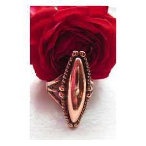  Solid Copper Ring Cr6324 Size 5 