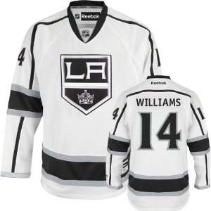  Justin Williams Jersey Reebok White #14 Los Angeles Kings 