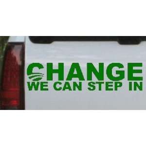   Can Step In Political Car Window Wall Laptop Decal Sticker: Automotive