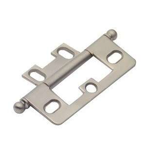  Cabinet Non Mortise Hinges Satin Nickel: Home Improvement
