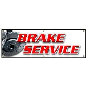  72 BRAKE SERVICE BANNER SIGN car auto repair: Patio, Lawn 