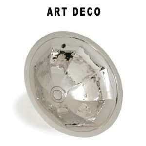   Bath Collection Metal Drop In Basin   ART DECO 0452