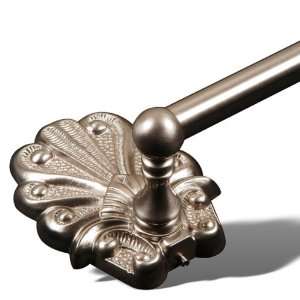  Rk International   Pewter Rki 18 Peacock Base Towel Bar 