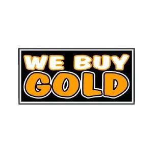  We Buy Gold Backlit Sign 15 x 30