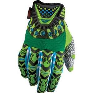   Evolution Motocross Gloves Green/Black XXL 2XL 365 11512: Automotive