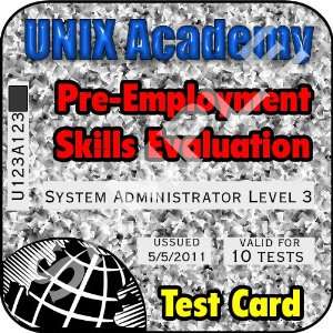  Linux & UNIX System Administration Level 3 Pre Employment 