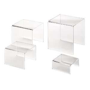 American Metalcraft CRS1 Clear Acrylic Risers, Set of 4  