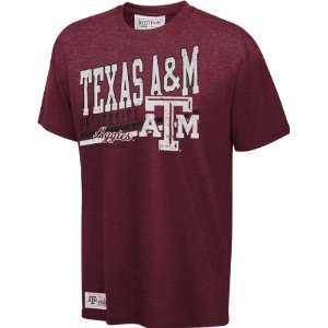   Texas A&M Aggies Maroon 6th Man Heathered T Shirt: Sports & Outdoors
