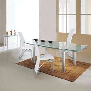  Creative Images Dining Set, Silver: Home & Kitchen