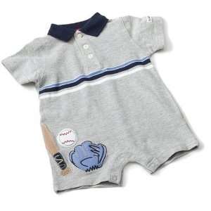  Polo Romper 0   3 Months Baby