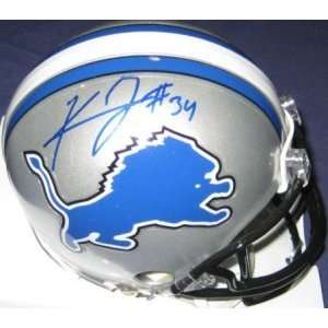  Kevin Jones Detroit Lions Mini Helmet: Sports & Outdoors