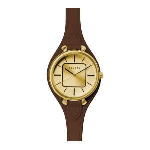  Midsize Colorful Leather, Champagne Dial, Brown Leather 