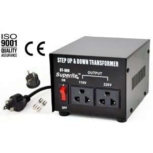   110/220 volt with USA Grounded plug and FREE European plug for
