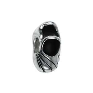 141038 Soccer Shoe Bead in Sterling Silver with Enamel. Weight  3.11g