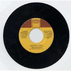  Original 45 Marvin Gaye Distant Lover Vinyl Record 