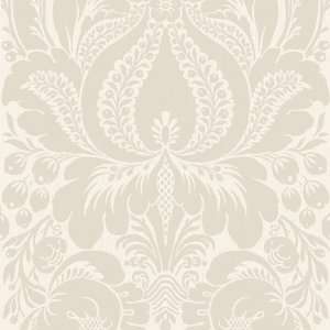  Decorate By Color Grey Large Scale Damask Wallpaper 