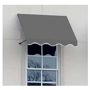   Wide x 26 Projection Gray Low Eave Window/Door Awning ER1030 3GUN