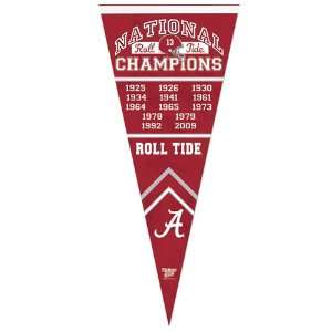   Crimson 13X Champs Vertical Premium Felt Pennant 