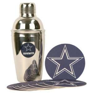  Dallas Cowboys Shaker and Coaster Gift Set: Kitchen 