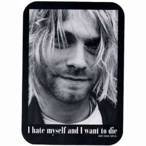  Kurt Cobain   Hate Myself Decal   Sticker Automotive