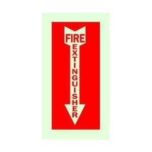 Sign,14x5,fire Extinguisher   BRADY  Industrial 