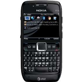 Wireless Nokia E71x Phone, Black (AT&T)