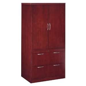  Drawer Lateral Wood File Storage Unit in Cherry: Office Products