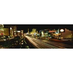  Night Exposure of Las Vegas Boulevard (The Strip) from 