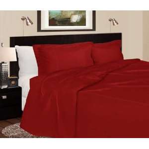 Microfiber Mini Cover for Comforter and Sham for Pillow King Size Red 