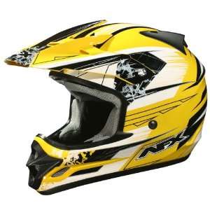 AFX FX 18Y MULTI YOUTH MX MOTORCYCLE HELMET YELLOW MD 
