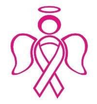   ANGEL decal sticker support breast cancer, Pink Explore similar items