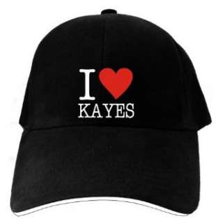    CAPS BLACK EMBROIDERY  CLASSIC I LOVE KAYES  MALI: Clothing