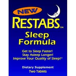  RESTABS Sleep Formula Two Tablet Travel Packet: Health 