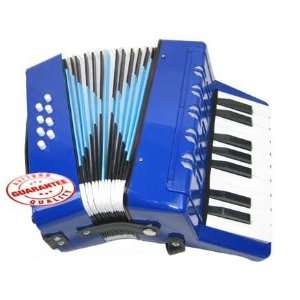  Piano Accordion 17 Keys Blue Musical Instruments