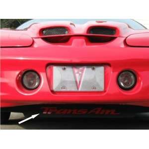  Trans Am Air Deflector Decal   Reflective Red: Automotive