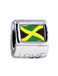 Soufeel Jamaica Flag Love European Beads Fits All Pandora/troll 