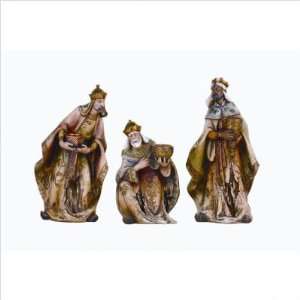  Set Three 3 Kings Taper Nativity Candle Holders: Home 