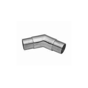   Satin (Brushed) Stainless Steel Flush 135 Degree Angle Fitting 1 1/2