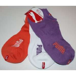 Puma Womens No Show Sportlifestyle Socks   Made with Sorbtex   3 Pair 